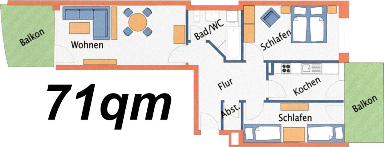 Ferienwohnung Nordseebrandung B3.1 库克斯港 外观 照片